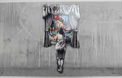 Figure At The Window Reverse by Martin Whatson